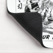 Tapis De Souris Battez votre bande dessinée de promesse (Coin)