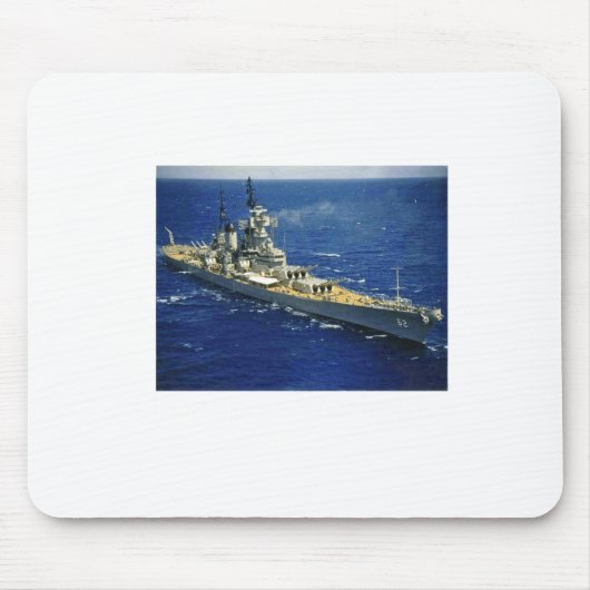 Tapis De Souris Battleship Uss New Jersey (Devant)