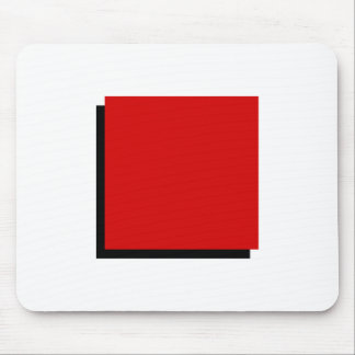 Tapis De Souris Bauhaus Design Art géométrique Carré rouge
