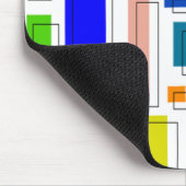 Tapis De Souris Bauhaus Rectangles (Coin)