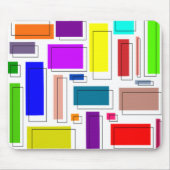 Tapis De Souris Bauhaus Rectangles (Devant)