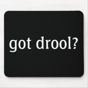 Tapis De Souris Bave obtenue par noir ? Mousepad