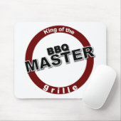 Tapis De Souris BBQ Master King of the Grille (Avec souris)