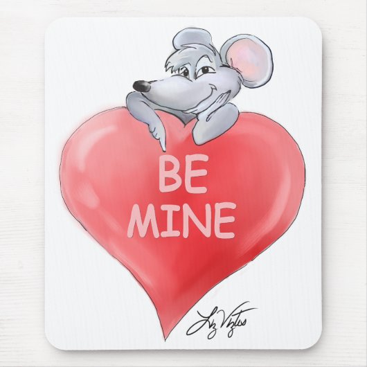 Tapis De Souris Be Mine Valentine Mousepad (Devant)