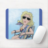 Tapis de souris Beach Babe (Avec souris)