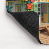 Tapis De Souris Beach Home Oceanic Coastal Art (Coin)