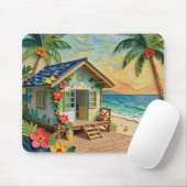 Tapis De Souris Beach Home Oceanic Coastal Art (Avec souris)