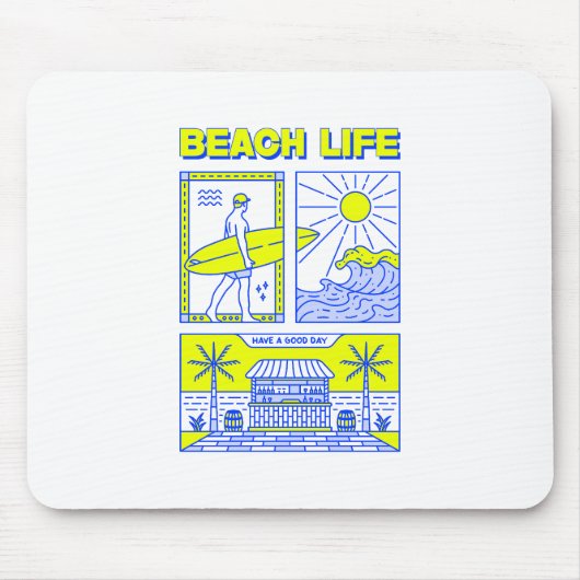 Tapis De Souris Beach Life (Devant)