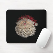 Tapis De Souris Bead Christmas Père Noël Star-gemstone-white-xmas (Avec souris)