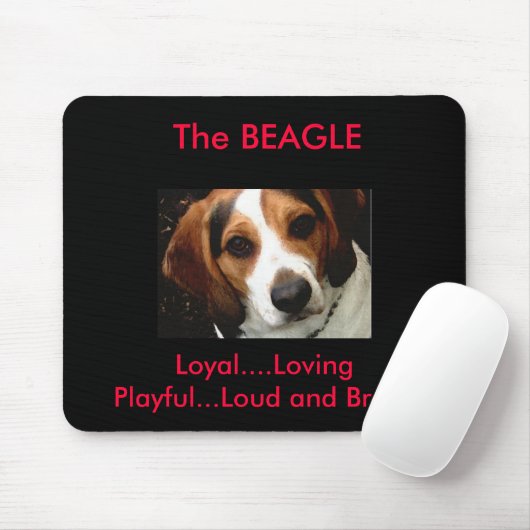 Tapis De Souris Beagle (Avec souris)