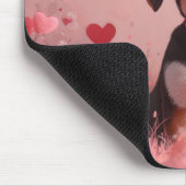 Tapis De Souris Beagle avec des roses - Saint-Valentin (Coin)