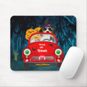 Tapis De Souris Beagle Chien Conduite voiture effrayant (Avec souris)