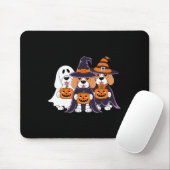 Tapis De Souris Beagle Ghost Citrouille Halloween Conception Pour  (Avec souris)