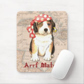 Tapis De Souris Beagle Pirate (Avec souris)