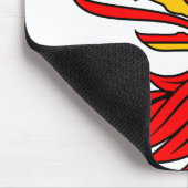 Tapis De Souris Beak de la créature rouge d'oiseaux (Coin)