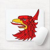 Tapis De Souris Beak de la créature rouge d'oiseaux (Avec souris)