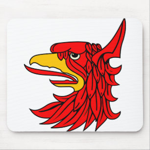 Tapis De Souris Beak de la créature rouge d'oiseaux