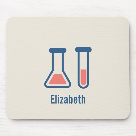 Tapis De Souris Beaker & Test Tube Science Themed (Devant)