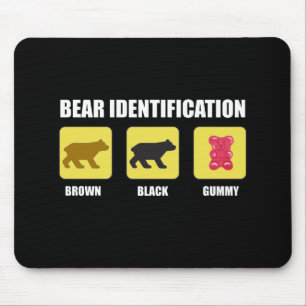 Tapis De Souris Bear Identification Funny