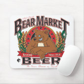 Tapis De Souris Bear-Market-Beer (Avec souris)