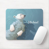 Tapis De Souris Bear polaire flottant (Avec souris)