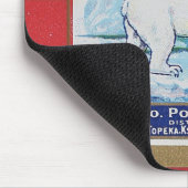 Tapis De Souris Bear Polar snacking sur la nourriture préférée (Coin)