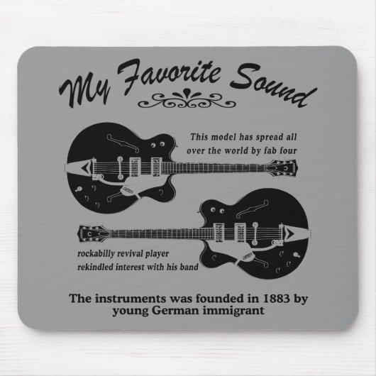 Tapis De Souris BEATLEGUITAR3 Mousepad (Devant)
