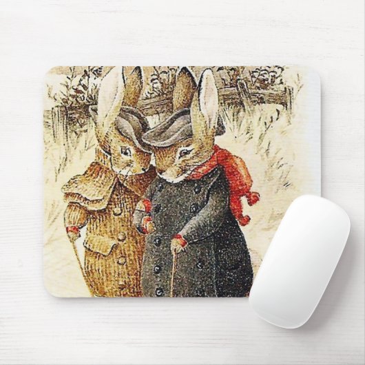 Tapis De Souris Beatrix Potter - Peter Rabbit Walk d'hiver (Avec souris)