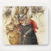 Tapis De Souris Beatrix Potter - Peter Rabbit Walk d'hiver (Devant)