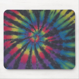 Tapis De Souris Beau arc-en-ciel tourbillon spirale teinture phatD