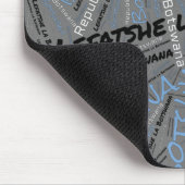 Tapis De Souris Beau Botswana couleurs drapeau Patriotique (Coin)