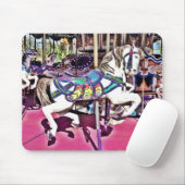 Tapis De Souris Beau Carrousel Horse Carnival Mousepad (Avec souris)