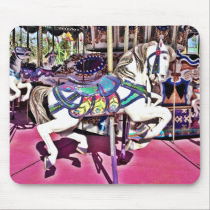 Tapis De Souris Beau Carrousel Horse Carnival Mousepad