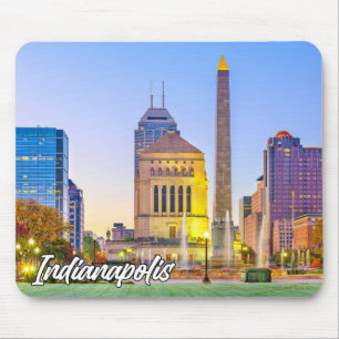 Tapis De Souris Beau centre-ville d'Indianapolis, Indiana, États-U