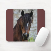 Tapis De Souris Beau cheval Brown (Avec souris)