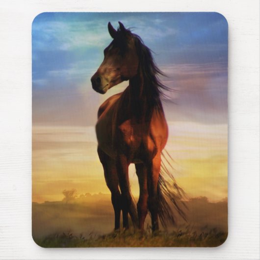 Tapis De Souris Beau Cheval Mousepad (Devant)