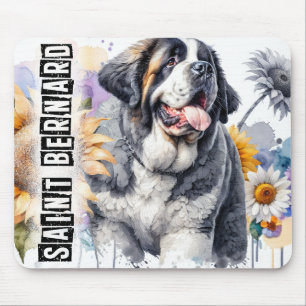 Tapis De Souris Beau chien Saint Bernard