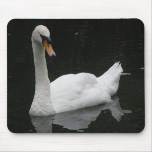Tapis De Souris Beau cygne blanc Mousepad