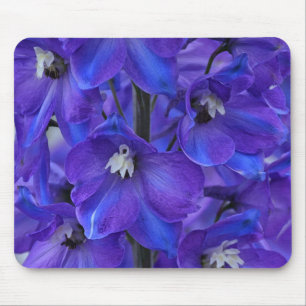 Tapis De Souris Beau delphinium bleu