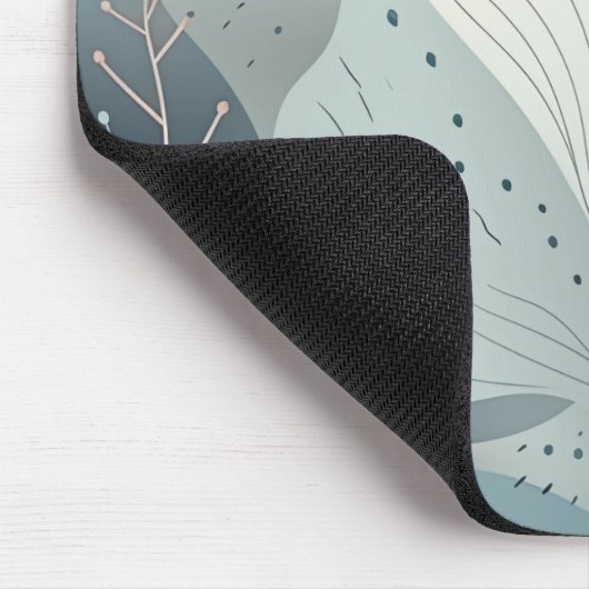 Tapis De Souris Beau design feuille pastel élégant (Coin)