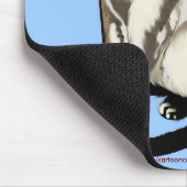 Tapis De Souris Beau dessin de chats siamois (Coin)