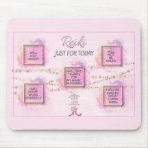 Beau et unique Reiki Principes Mouse Mat