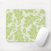 Tapis De Souris Beau feuilles verts (Avec souris)