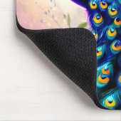 Tapis De Souris Beau Imaginaire Peacock (Coin)