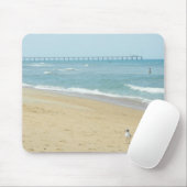 Tapis De Souris Beau jour à la plage (Avec souris)