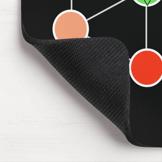 Tapis De Souris Beau Métatron's Cube (Coin)