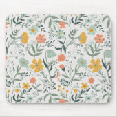 Tapis De Souris Beau motif botanique floral (Devant)