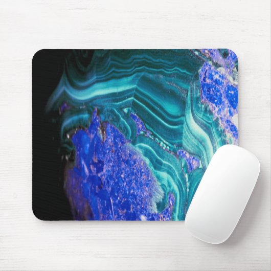 Tapis De Souris Beau mousepad d'agate-avec-opale (Avec souris)