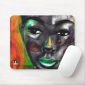 Tapis De Souris Beau Noir (Avec souris)