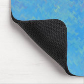 Tapis De Souris Beau papier bleu marbré (Coin)